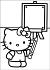 Раскраска Hello Kitty