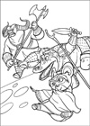 Раскраска Kung-Fu Panda