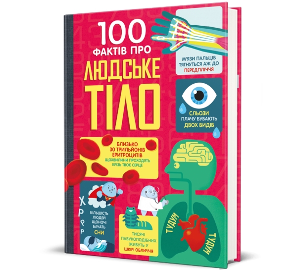100 фактів про людське тіло