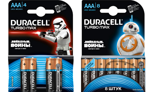 батарейки Duracell TurboMax
