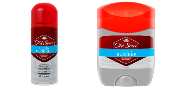 антиперспиранты Odor Blocker от Old Spice