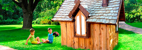 деревянные домики для детей 