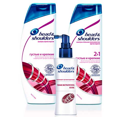 колекція head&shoulders «Густі та міцні» 
